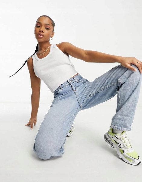 BIAŁY KRÓTKI TOP TEKSTURA BASIC V9Q NH2__S zdjęcie 4