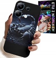 ETUI DO XIAOMI NOTE 13 4G - SKORPION, SKORPIONY + FOLIA HYDROŻELOWA