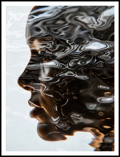 Plakat 75x100cm Wodniste Odbicie Swojego Ja na Arena.pl