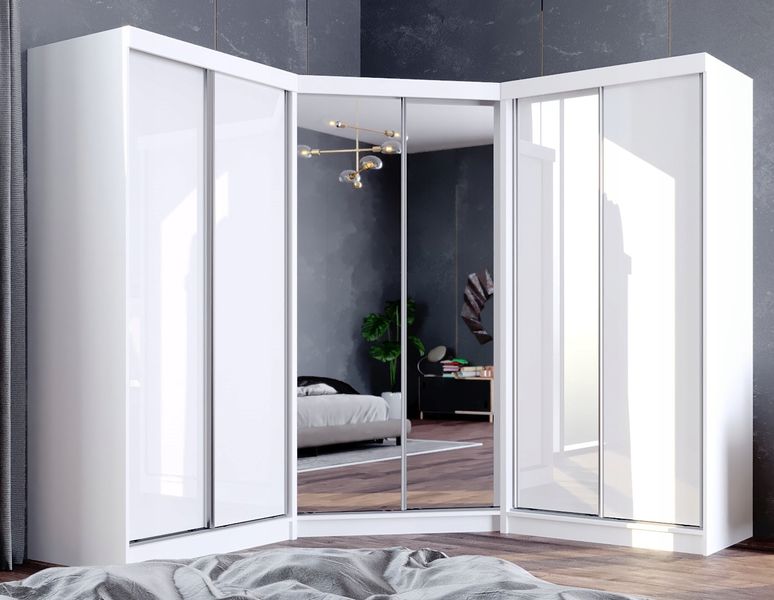 Garderoba Szafa Narożna PARIS drzwi przesuwne zdjęcie 2