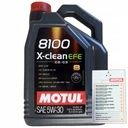 Olej silnikowy Motul 8100 X-Clean EFE 5W-30 5 l API SN+zawieszka na Arena.pl
