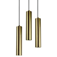 Kaskada LAMPA wisząca NAPOLI 317988 Polux nowoczesny ZWIS tuby do jadalni złote