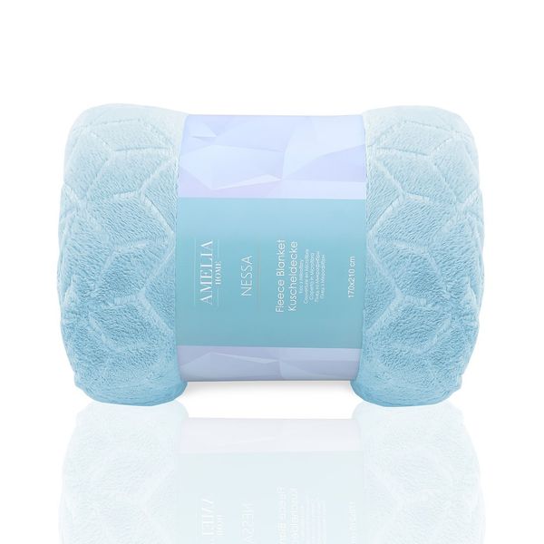 Koc AmeliaHome NESSA BABYBLUE 150X200 zdjęcie 1