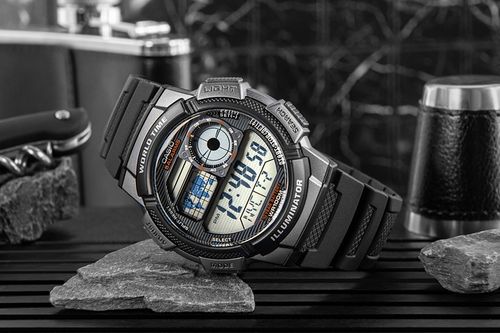 zegarek męski casio ae-1000w-1bvdf + box na Arena.pl