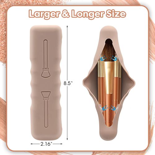 Uchwyt na Gąbki do Makijażu, Torba Kosmetyczna z Silikonu  6 elementów na Arena.pl