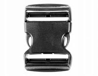 Klamra Wisport zatrzaskowa wytrzymała do taśm 50 mm Black 5 szt.