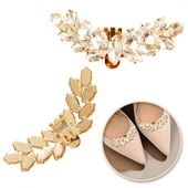 klipsy do butów z kryształkami, cyrkoniami 2 szt kdb47