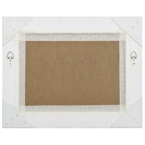 Lustro ścienne w stylu barokowym 50x40cm białe VidaXL na Arena.pl
