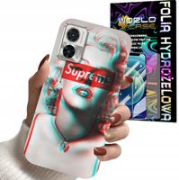 ETUI DO MOTOROLA EDGE 30 NEO / LITE - Monroe MODNE KOBIECE WZORY + FOLIA