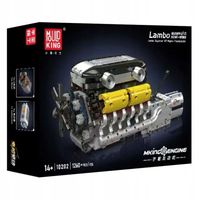 Klocki Mould King 10202 Silnik Supercar Lamborghini V12 ze Skrzynią Biegów