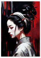 Plakat japońskie portrety 61x91 cm