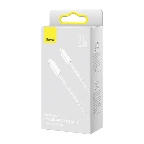 kabel usb-c do lightning baseus dynamic series, 20w, 2m (biały) na Arena.pl
