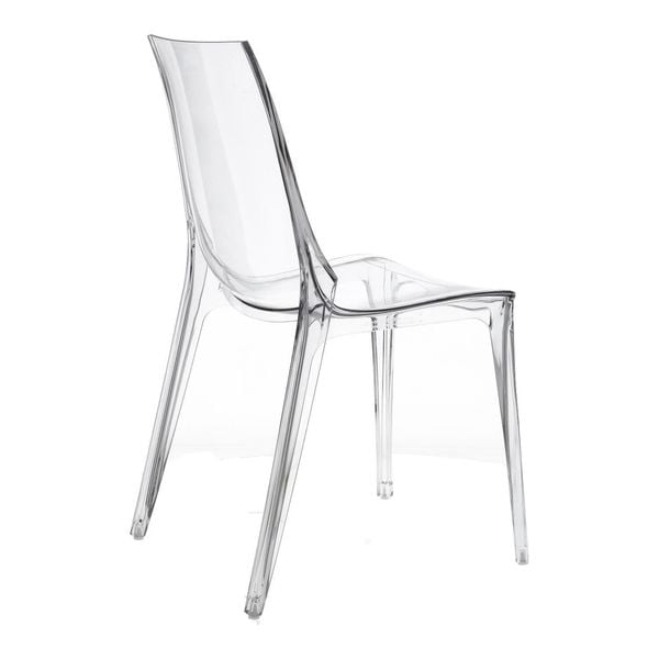 Krzesło Vanity transparentne z tworzywa zdjęcie 5