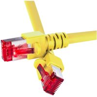 Kabel krosowy patchcord S/FTP CAT 6A LSZH 0.25m żółty securityNET 10Gbit
