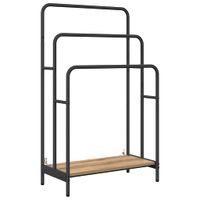 Wieszak na ubrania z półką dąb artisan 60 x 30 x 100.5 cm