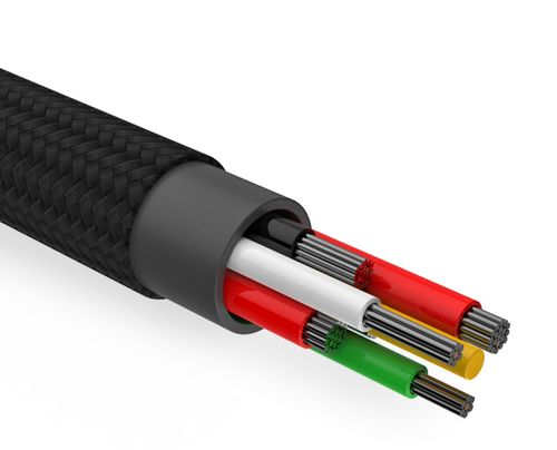 Kabel USB Type-C 2w1 lightning + Micro USB Baseus złoty na Arena.pl