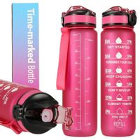 Butelka na wodę bidon 1l różowa