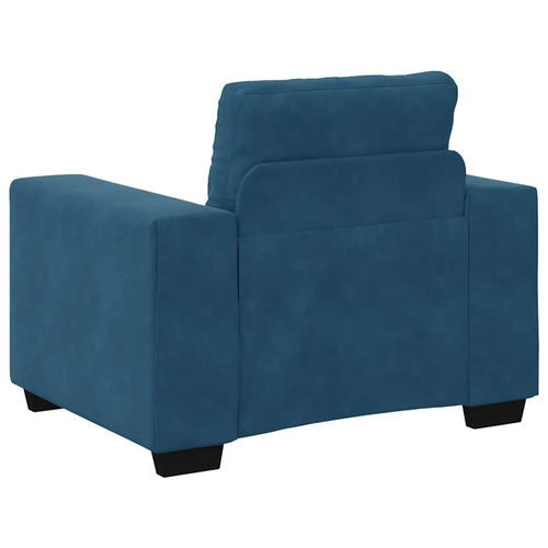 Sofa Fotel Niebieski 59 cm Aksamit na Arena.pl