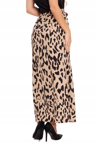 DŁUGA SPÓDNICA DAMSKA MAXI ELEGANCKA Z ROZCIĘCIEM W CĘTKI MODNA MORAJ M na Arena.pl