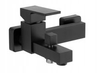 DEANTE bateria wannowa ANEMON czarna BLACK cubic KVADRATO