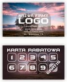Karty stałego klienta lojalnościowe 120 szt TWOJE LOGO PERSONALIZOWANE