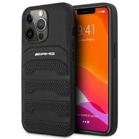 AMG AMHCP14LGSEBK iPhone 14 Pro 6,1" czarny/black hardcase Leather