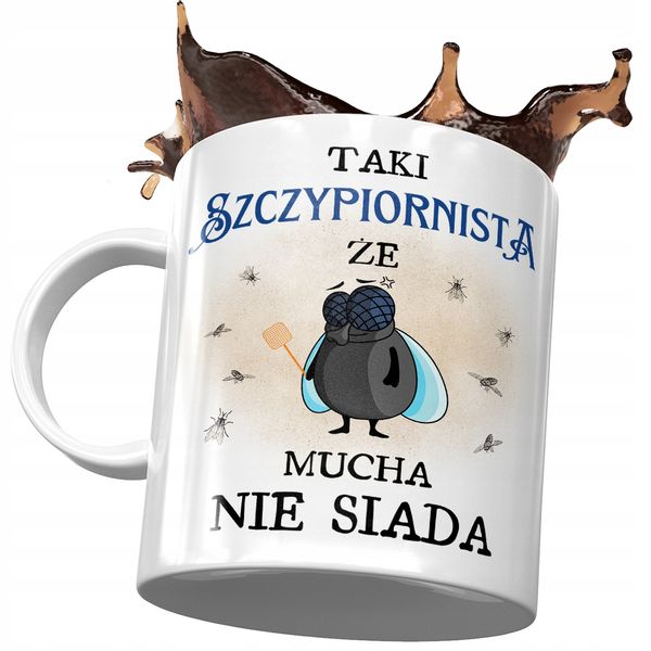 Kubek Dla Szczypiornisty Taki Że Mucha Nie Siada Z Nadrukiem Ze Zdjęciem zdjęcie 1