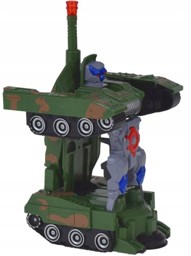 CZOŁG AUTO ROBOT AUTOBOT 2w1 POJAZD NA BATERIE ŚWIECI JEŹDZI DLA DZIECI na Arena.pl