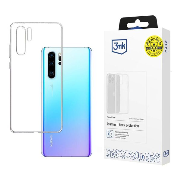 Silikonowe etui na Huawei P30 Pro - 3mk Clear Case zdjęcie 1