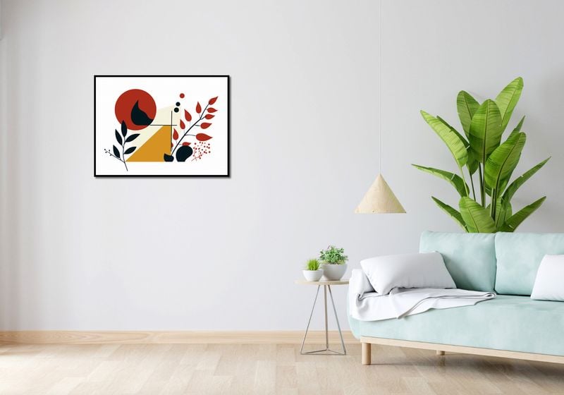 Plakat 80x60cm Ogień i Flora zdjęcie 4