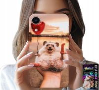 ETUI DO IPHONE XR - Z NADRUKIEM SŁODKI JEŻYK PIGMEJSKI, CASE