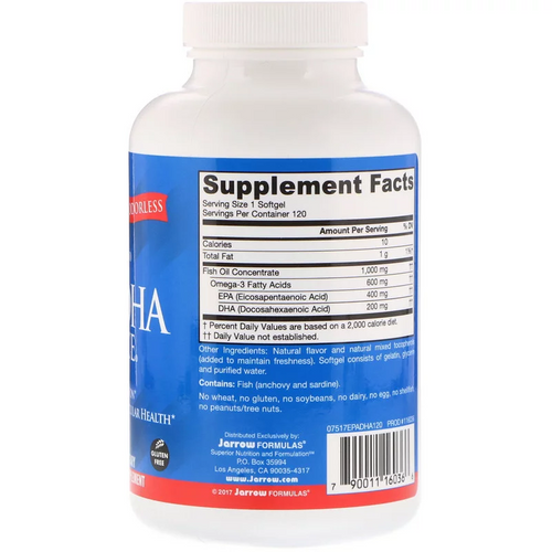 Jarrow EPA DHA Omega 3 120 kapsułek na Arena.pl