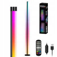LAMPA PODŁOGOWA RGB LED 120 CM WIELE OPCJI STEROWANIA ODBLASKÓW