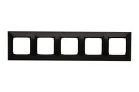 Simon54 Ramka 5 - krotna DR5/49 czarny mat