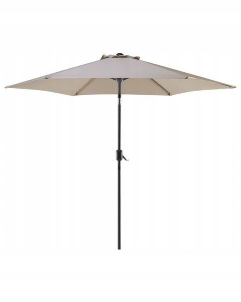 Parasol ogrodowy 270 cm brązowoszary zdjęcie 1