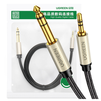 kabel ugreen av127 10628 audio trs mini jack 3,5mm / jack 6,35mm 2m