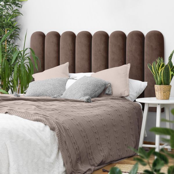 PANELE TAPICEROWANE PŁOTEK BRĄZOWY NA ŚCIANĘ DLA DZIECI 80cm x 30cm zdjęcie 4