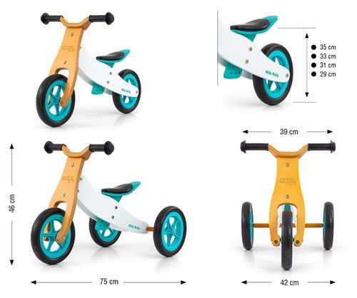 MILLY MALLY 5786 Pojazd 2w1 COOL CLASSIC MINT na Arena.pl