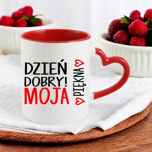 KUBEK Z NADRUKIEM PREZENT DLA KOLEŻANKI DZIEWCZYNY KOBIETY ŻONY WALENTYNKI na Arena.pl