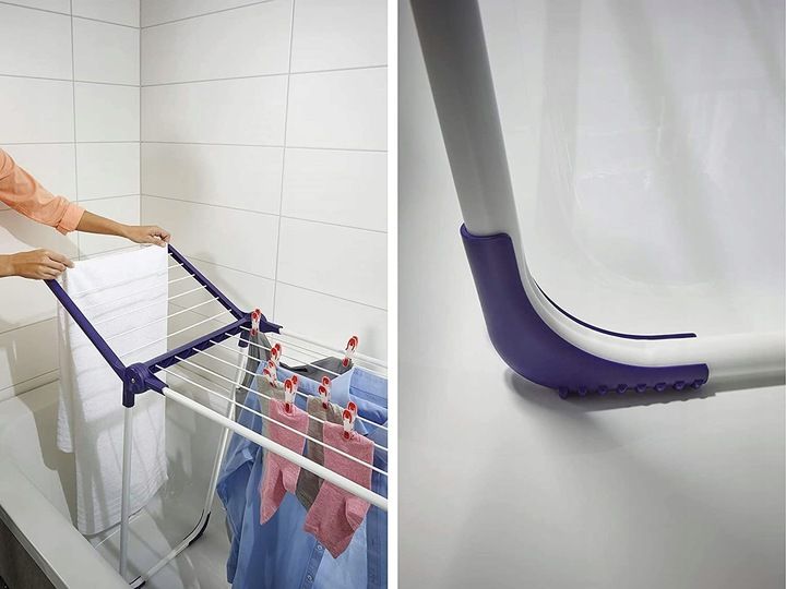 Suszarka na pranie Pegasus 120 Solid Bath kompaktowa Leifheit zdjęcie 7