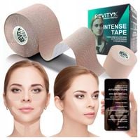 TAŚMA DO BIUSTU TAPINGU TWARZY 5m KINEZJOLOGICZNA KINESIO LIFT TAPE