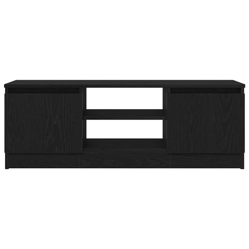 Szafka RTV, czarny dąb, 102x30x36 cm, materiał drewnopochodny na Arena.pl