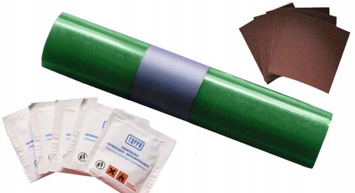 zestaw naprawczy do łatania plandek 220x32cm zielony na Arena.pl