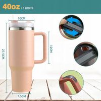 DUŻY KUBEK TERMICZNY ZE SŁOMKĄ TERMOS DO SAMOCHODU NA WODE 1200ML