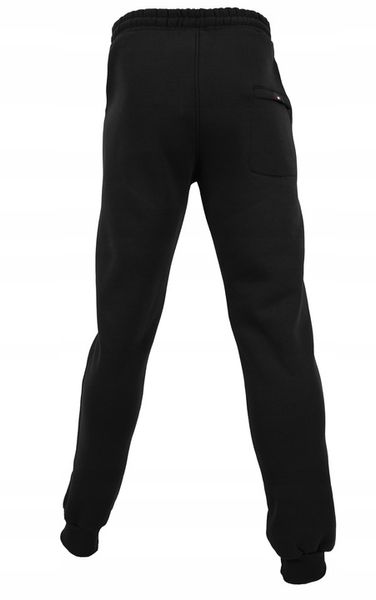 SPODNIE DRESOWE GRUBE CZARNE ŚCIĄGACZ DRESY M zdjęcie 5