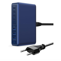Ładowarka Multi USB C QODJN 300W 8 Portów GaN IV PD