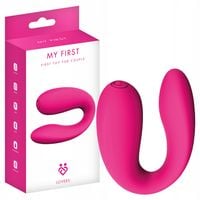 Masażer z wibracjami do zabaw we dwoje. Elastyczny, miękki wibrator