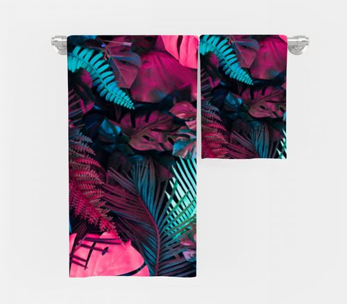 RĘCZNIK Kolorowe liście z twoim dowolnym tekstem 75x50cm 030B na Arena.pl