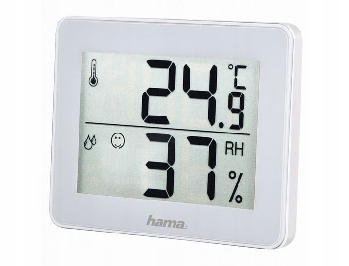Hama TERMOMETR/HIGROMETR TH-130, BIAŁY zdjęcie 1