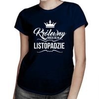 Królewny rodzą się w listopadzie L Czarny Damski